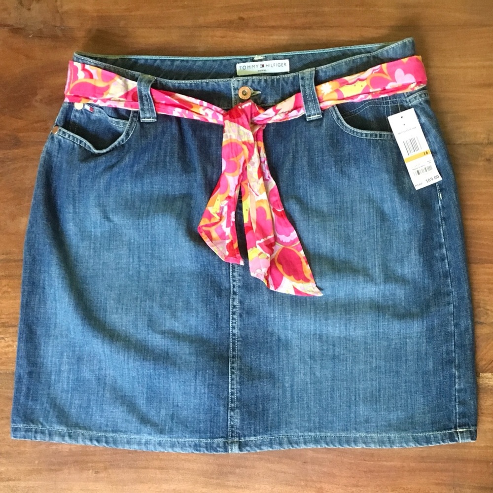 New Tommy Hilfiger Jean Skirt